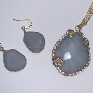 Agate Vine Necklace & Regalia Drop Earrings